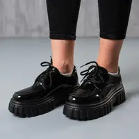 Броги женские Fashion Alysheba 3779 41 размер 26 см Черный