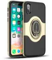 Чехол-накладка Ipaky 360° Free Rotation Ring Holder case iPhone X Gold