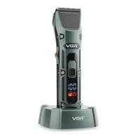 Машинка для стрижки акумуляторна VGR V-696 хакі