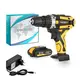 Аккумуляторный шуруповерт YIKODA FM21-1 21V мощный беспроводной инструмент для ремонта и монтажа