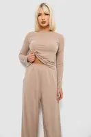 Костюм женский повседневный, цвет светло-бежевый, 257R603