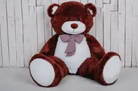 Большая мягкая игрушка мишка Yarokuz Билли 150 см Шоколадный