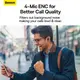 Наушники Baseus Bowie MZ10 True Wireless Earphones |BT5.2, 35/400mAh, 4.5H, Location, ANC|