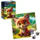 Пазлы Vladi Toys Любопытный лисенок DT1234-07 64 детали