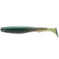 10024106 U-Shad 4" (8pcs.), #017 - Motor Oil Pepper