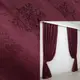 Комплект готовых штор из жаккарда коллекция "Мрамор Al1" Цвет красный Код 1303ш 2шт 1х2,7м.