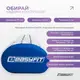 Массажный коврик Easyfit с подушкой (аппликатор Кузнецова) + чехол Синий с белым
