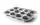 Форма для выпечки кексов KitchenAid СС003296-001 40.7х28х4 см серая