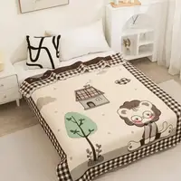 Плед детский из муслина Colorful Home 21384 120х150 см кремовый