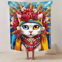 Плед 3D Український котик 12913 160х200 см