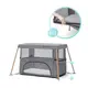Кровать-манеж 2 в 1 Kinderkraft Movi Grey Wooden (KCMOVI00WOD0000)