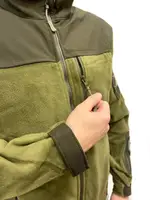Теплая флисовая армейская кофта, тактическая кофта для военных и армии зсу цвета хаки размер L