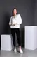 Лоферы женские Fashion Fluffy 3553 41 размер 26 см Белый