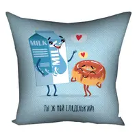 Подушка с принтом габардин Ты ж мой сладенький! 40x40 см 4P_20L050_RUS