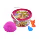 Кинетический песок Strateg Magic Sand розовый с ароматом клубники в ведре 350 г (370-11)