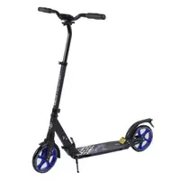 Самокат алюминиевый Best Scooter, с PU колесами, 2 аммортизаторами. Black and Blue (92088)