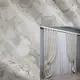 Комплект (2шт. 1,45х2,7м.) жаккардовых штор "Мрамор Al3". Цвет молочный с бежевым. Код 1599ш 33-0558