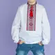 Вышивка Moderika Грицько белая с красной вышивкой 170