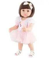 Кукла Reborn Dolls, резиновая, 57 см, съемная одежда, обувь, памперс, бутылочка, соска. Multicolor (154253)