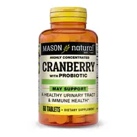 Натуральная добавка Mason Natural Highly Concentrated Cranberry with Probiotic, 60 таблеток