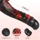 Фантазийный фаллоимитатор с агрессивным рельефом “Dark Red/Black”