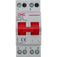 Модульный переключатель нагрузки CNC YCBZ-40 2P 40A