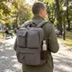 Рюкзак текстильный дорожный унисекс Vintage 20618 Серый