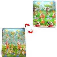 Термоковрик дитячий Bambi BT-T-0242 180х0,5х150 см двосторонній Село і Зоопарк