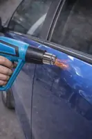 Фен промышленный Hot Air Gun 1600W 4 насадки X512 • Технический строительный фен для пайки, снятия краски, нагрева и термоусадки с насадками