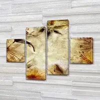 Модульные картины на стену на Холсте, 100x130 см, (40x30-2/90х30-2)