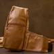 Сумка кросс боди Vintage 20404 Рыжая