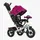 Велосипед 3-х колесный детский Best Trike, надувные колеса, фара, с USB, пульт. Purple (149959)