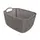 Корзина с ручками для хранения вещей Stenson 85525-M-gray 29х22х16 см серая