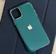 Силиконовый чехол для iPhone 11 Pro Max - Глянец с рамкой под металл, Зеленый+Золото
