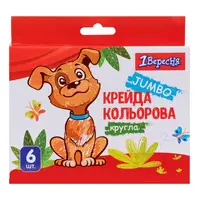 Мел цветной круглый Yes Zoo Land 400440 6 цветов