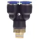 Штуцер цанговый (Y-образный) Ø10мм МТ 1/4" SIGMA (7027851)