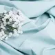 Ткань бязь ранфорс для постельного белья, хлопок 130 гр/м2, 240 см V-75 мятно серый