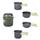Набор посуды туристический Сooking Set DS-201 4 предмета