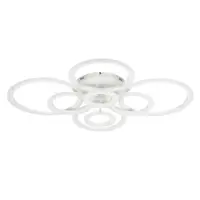 Стельова LED люстра, світлодіодний світильник Sunlight білий 6326/2+2+2+2