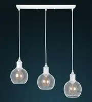 Люстра подвесная Лофт E27x3 907011F-3-0 WH (500) LV