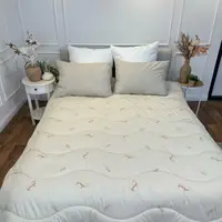 Ковдра євро вовняна Viluta Premium 21432 200x220 см бежева