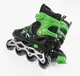 Роликовые коньки 078-L Best Roller колеса PVC светящиеся. Green (размер  39-43) (173844)