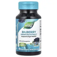 Натуральная добавка Nature's Way Bilberry Premium Extract, 90 вегакапсул