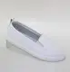 Белые женские слипоны с перфорацией белый.