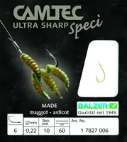 Гачок з повідцем Balzer Camtec Speci на опариша 10 шт №8