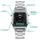 Часы наручные Skmei 1220SIBK Silver Black