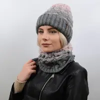 Набор Amber 17019 серый-пудра