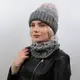 Набор Amber 17019 серый-пудра