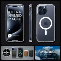 Чохол Spigen для iPhone 15 Pro Max - Ultra Hybrid MagFit, Frost Clear (ACS06580)