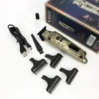 Професійна машинка для стрижки волосся триммер VGR V-901 з насадками, професійна електробритва